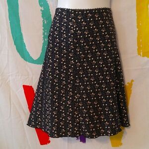 Slimming Floral A Line Skirt